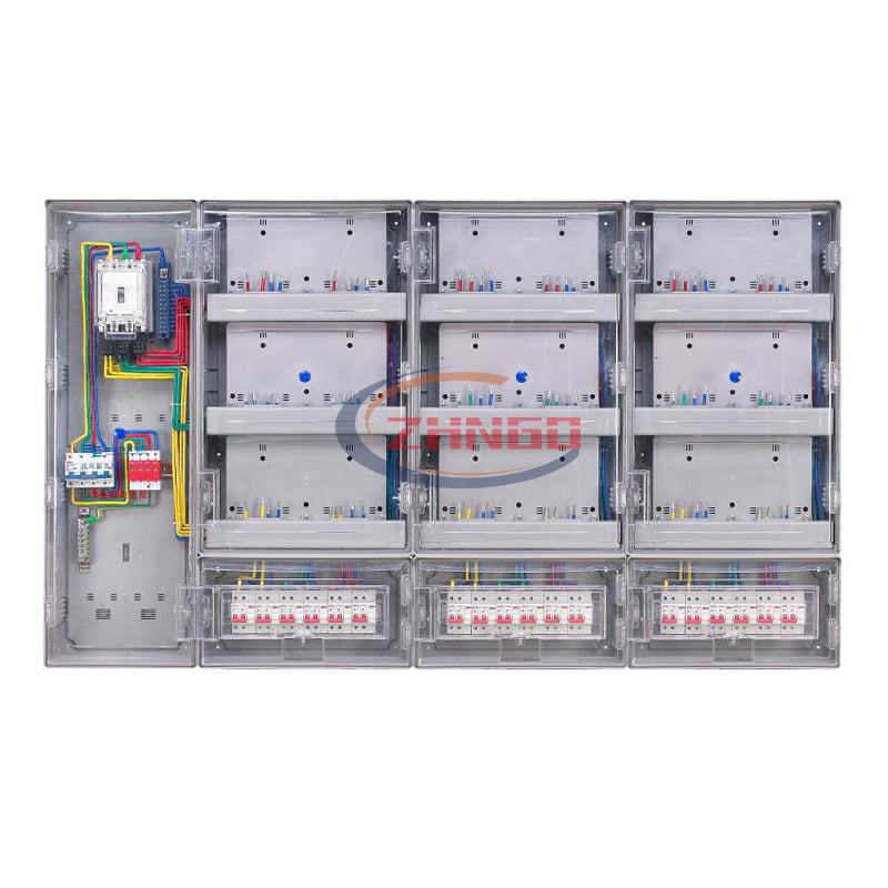 南網(wǎng)費控單相十八表位電子式電表箱