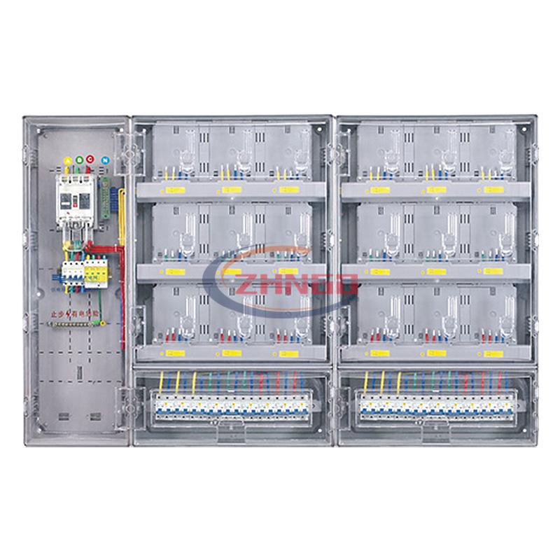 南網(wǎng)費(fèi)控單相十八表位插卡式電表箱