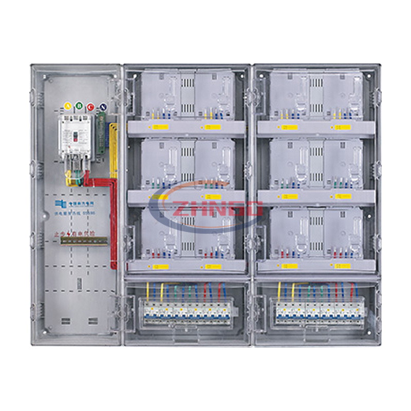 南網(wǎng)費(fèi)控單相十二表位插卡式電表箱